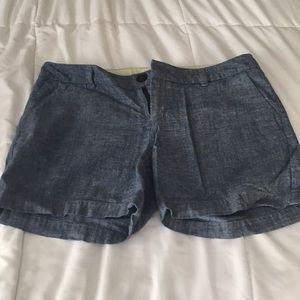 Blue jean shorts